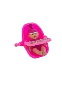 Rally Baby Doll With A Carrying Chair Assorted Mix Multicolor