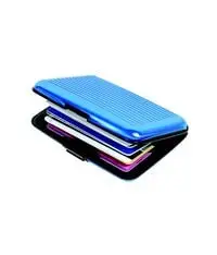 Security Credit Card Wallet Blue