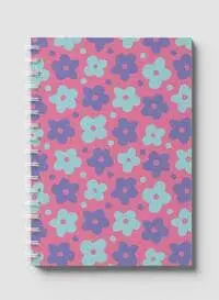 Lowha Spiral Notebook With 60 Sheets And Hard Paper Covers With Pastel Ebook Design, For Jotting Notes And Reminders, For Work, University, School
