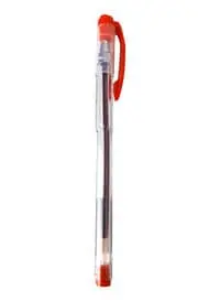 مجموعة أقلام Flair FX Speed ​​Ball Point مقاس 1.0 ملم مكونة من 10 قطع، باللون الأحمر