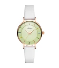 Meibin Analog Wrist Watch Leather Water Resistant For Women, M1143-Wrg