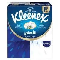 Kleenex Original Facial Tissue, 2 PLY, 3 Tissue Boxes x 152 Sheets, Soft Tissue Paper with Cotton Care for Face & Hands