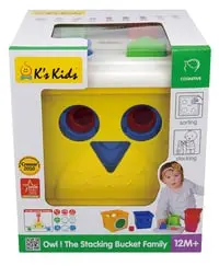 K's Kids Owl! The Stacking Bucket Family