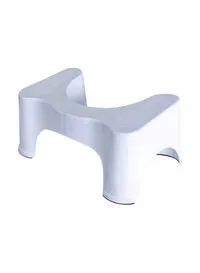 Generic Plastic Toilet Stool White 1.4Kg