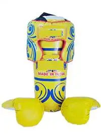 Child Toy Boxing Bag With Gloves And Helmet For Kids - Large