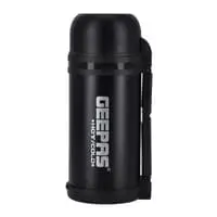 Geepas GSVB4110 Vacuum Flask, 1.2L - Stainless Steel Vacuum Bottle Keep Hot & Cold Antibacterial Topper 7 Cup - Perfect For Outdoor Sports, Fitness, Camping, Hiking, Office, School