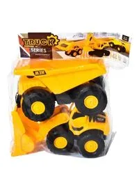 Rally 2-Piece Construction Vehicles Truck Toy