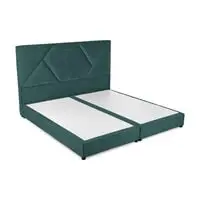 In House Janwa Velvet Bed Frame - Single - 200x100 cm - Turquoise