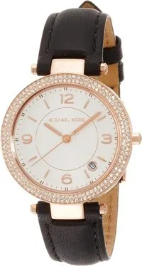 Michael Kors Mini Parker Watch For Women - Analog Leather Band - MK2462