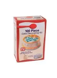 Generic 100-Piece Cake Decorating Kit Multicolour