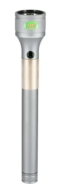 Olsenmark Rechargeable LED Handheld Flashlight Torch, Grey
