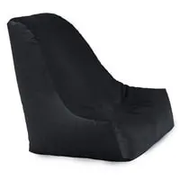 In House Harvey Velvet Bean Bag Chair - Small - Dark Grey