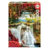 Educa Puzzle Waterfall In Deep Forest 1000 Pieces