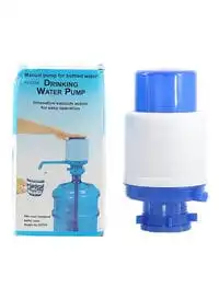 مضخة مياه يدوية للشرب من ماركة Generic أبيض/أزرق 300 جرام