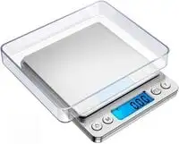 Generic Digital Kitchen Scale Mini Pocket Stainless Steel Precision Jewelry Electronic Balance Weight Gold Grams