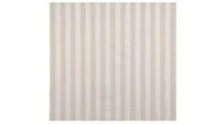 Fabric, broad-striped beige/white150 cm