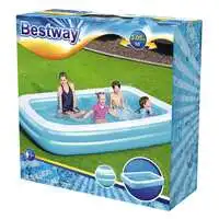 Bestway Blue Rectangular Family Pool 305 x183x46cm -26-54150