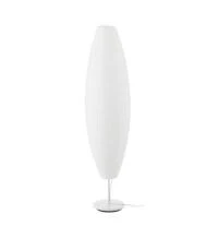 Floor lamp, oval white