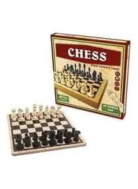 مجموعة الشطرنج الخشبية القابلة للطي