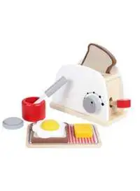 Child Toy Wooden Toaster Set