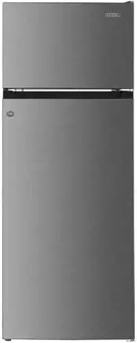 General Supreme 2-Door Refrigerator Top Freezer, 7.2ft, 205litter, Ice Refrigerator, Silver (Installation Not Included)