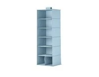 Storage with 7 compartments, blue-grey30x30x90 cm