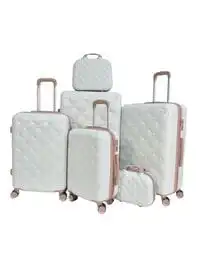 Morano 6-Pieces Morano Luggage Trolley Bags Set (Special Beige Khaki)