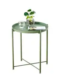 Generic Round Table Nightstand Sofa Table Furniture Green