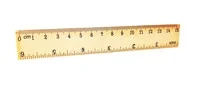 MASCO Wooden 6 Inch Scale, Straight Edge Measuring Ruler