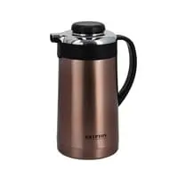 Krypton Stainless Steel Vacuum Flask, Double Wall Carafe, Knvf6332, 1.9L Jug Thermal Insulated Air Pot, Leak-Proof & Portable Flask With Pour Spout, Preserves Flavour & Freshness