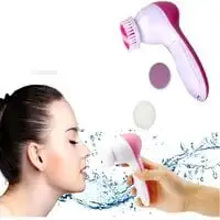 Generic 3 In 1 Callous Shaver / Massager, White / Pink
