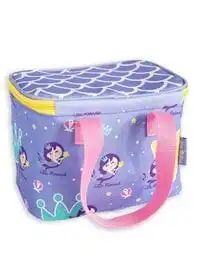 Milk & Moo Insulated Lunch Bag For Kids, Blue And Pink