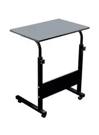 Generic Adjustable Table Black 80X40cm
