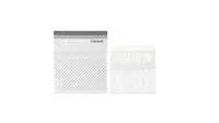 Resealable bag, grey/white,50pack