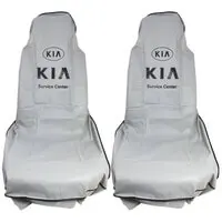 Car Seat Dust Dirt Protection Cover, Universal Car Seat Cover 2Pcs Set Grey