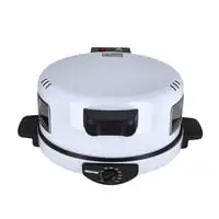 Geepas Arabic Bread Maker, 30cm Non-Stick Baking Plate, GBM63036, Halogen Tube & Stainless Steel Heating Coil, Adjustable Double Thermostat For Perfect Cooking