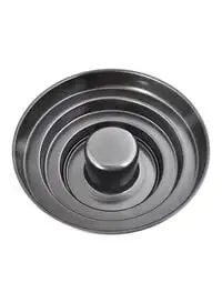 Generic 3-Tier Fill And Bake Cake Pan -Black 10 X 10.5Inch