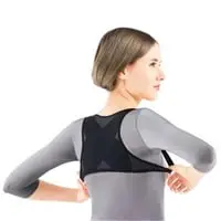 Women Posture Corrector Back & Shoulder Brace Black M-L