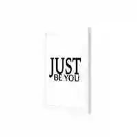 Lowha Just Be You Wall Art Wooden Frame White Color 23X33cm