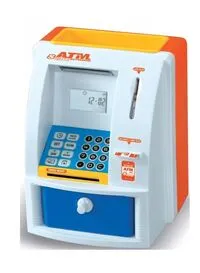 Child Toy ATM Machine Toy Piggy Bank With Lights Sound