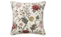 Generic Cushion Cover, Off-White/Floral Pattern50X50cm