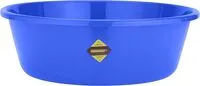 Royalford Plastic Basin, 17L Plasticware Tub With Ring, Rf10708 Multipurpose Washing Tub Assorted