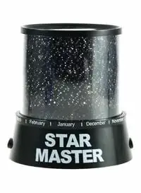 Generic Star Master Night Light Room Projector Black/Silver 10.9X10.9X11.5Centimeter