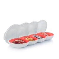 Tupperware Allegra 4 Peas Ser- Salm- Greyst