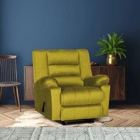 In House Velvet Classic Recliner Chair - Gold - Nice 02