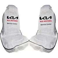 Comfortable Car Seat Cover, Dust Dirt Protection Cover, Universal Car Seat Cover 2/Pcs Set White