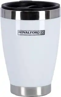 Royalford Double Wall Travel Mug, Multi 14Oz- Rf5483Wh
