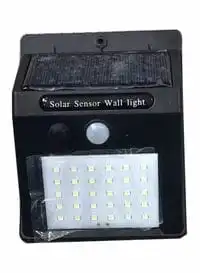 Generic Solar Sensor Wall Light White