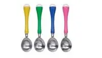 Ice-cream scoop, yellow/green/blue/pink