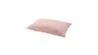 Pillowcase, light pink/white50x80 cm